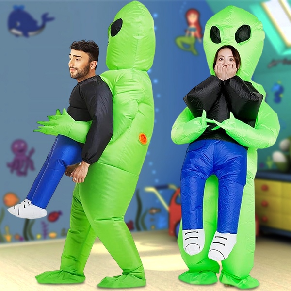 Costume di Halloween gonfiabile da rapimento alieno | UFOMAN