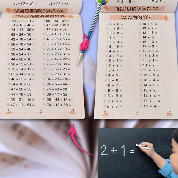 Libro di apprendimento delle addizioni e delle sottrazioni | WORKBOOK