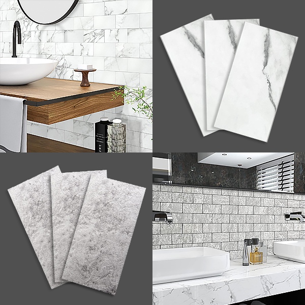 Piastrelle 3D adesive per pareti (10 pezzi) | INSTATILE