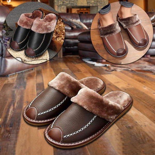 Pantofole termiche in pelle | NOBLEFEET