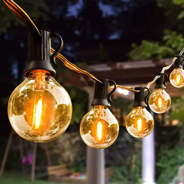 Luci a stringa a globo G40 - 25 lampadine, 7,5 m, espandibile | YARDBULBS