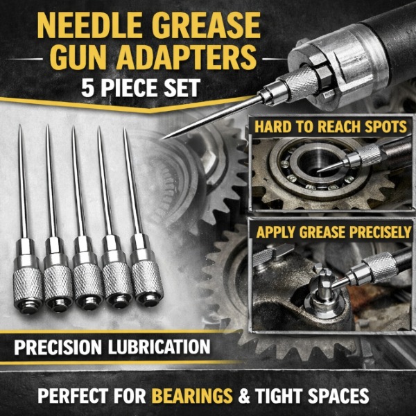 Punta ad ago per pistola ingrassatrice (5 pz) | GREASRA