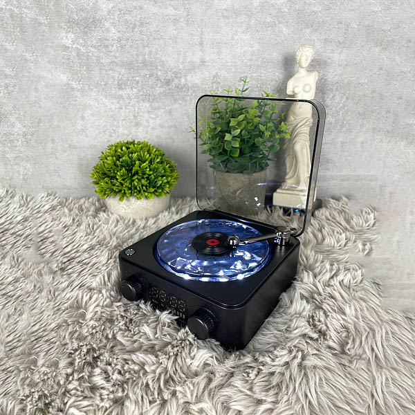 Proiettore di onde oceaniche retrò 3-in-1, altoparlante Bluetooth e luce d'atmosfera a LED | VIVAPLAY