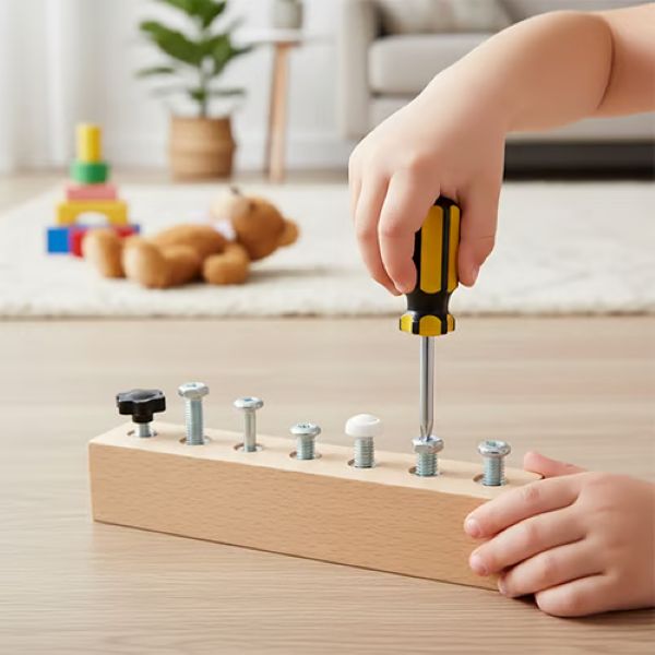 Tavola Montessori in legno per bambini | MINIMOJSTER